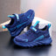 Children's sports shoes seasonal flying woven men's shoes breathable men's and women's casual running shoes for children - Korvel