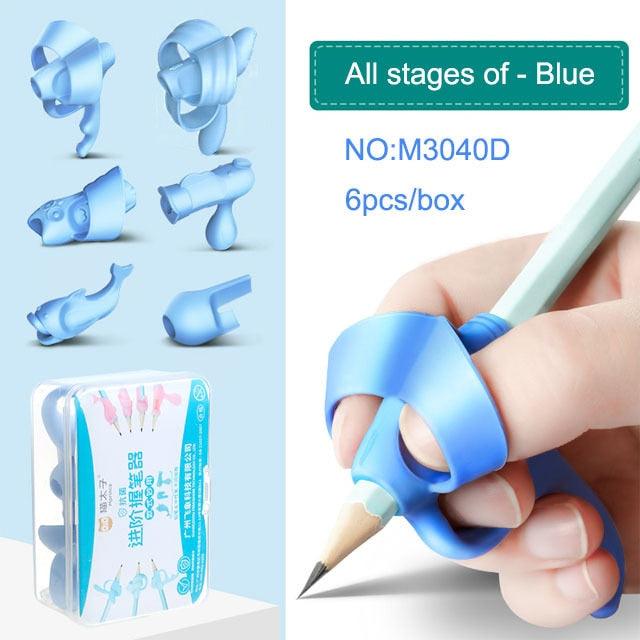 Porte-crayon en silicone doux pour enfants