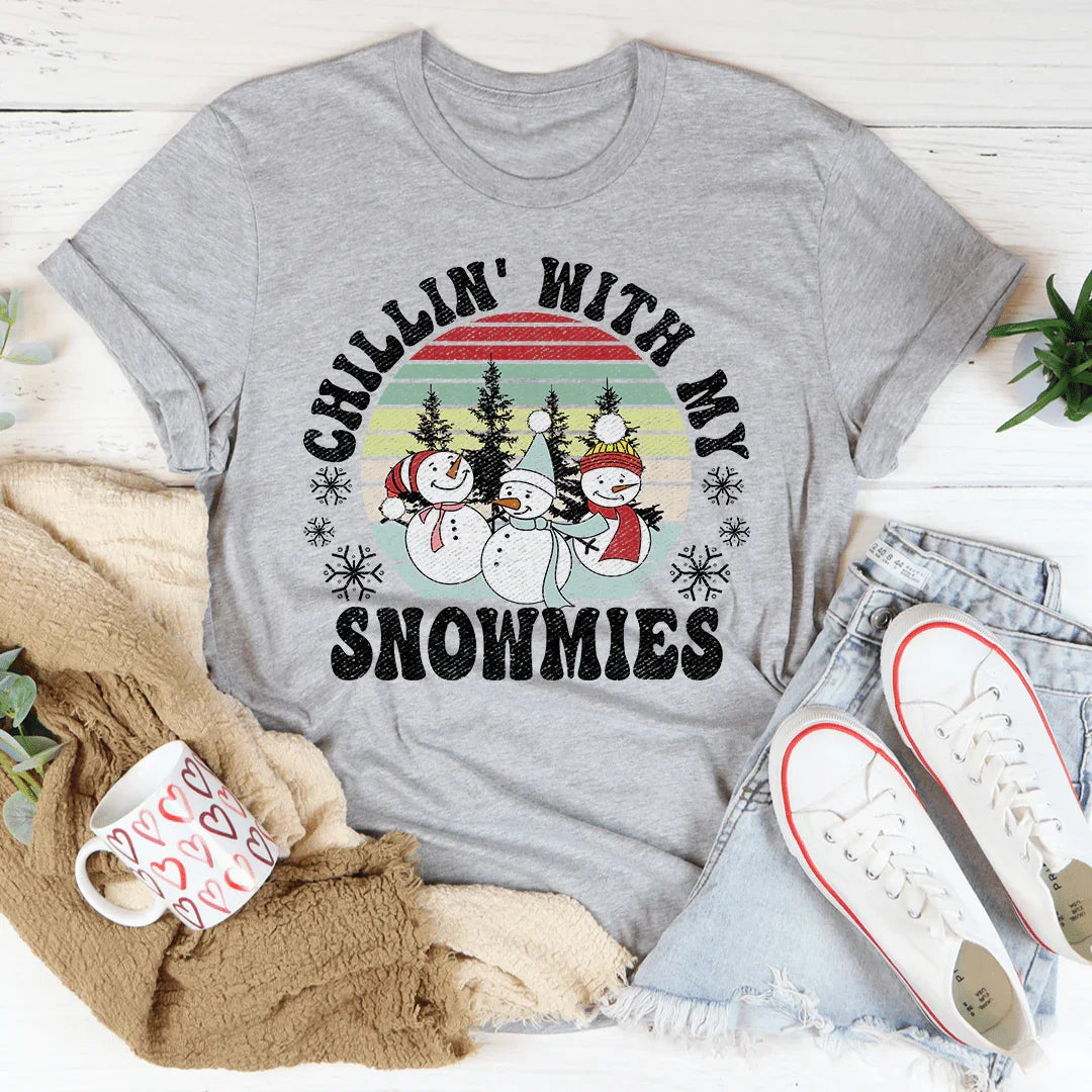 Camiseta Chillin' With My Snowmies