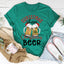 Camiseta navideña de cerveza