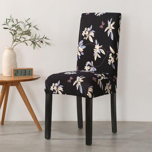 Christmas Stretch Chair Cover for Dining Room & Banquet