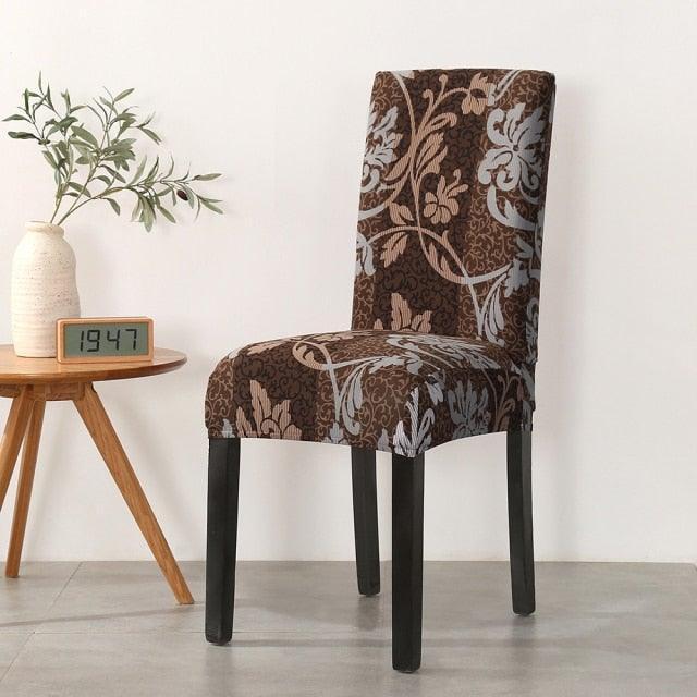 Christmas Stretch Chair Cover for Dining Room & Banquet