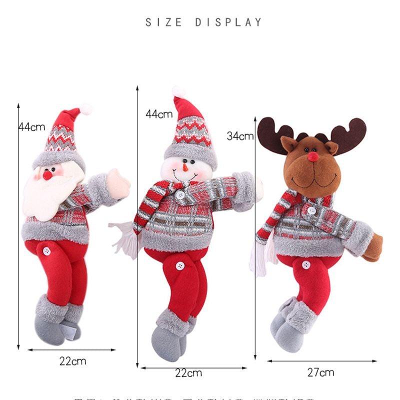 Festive Santa Claus Curtain Holder for Holiday Decor