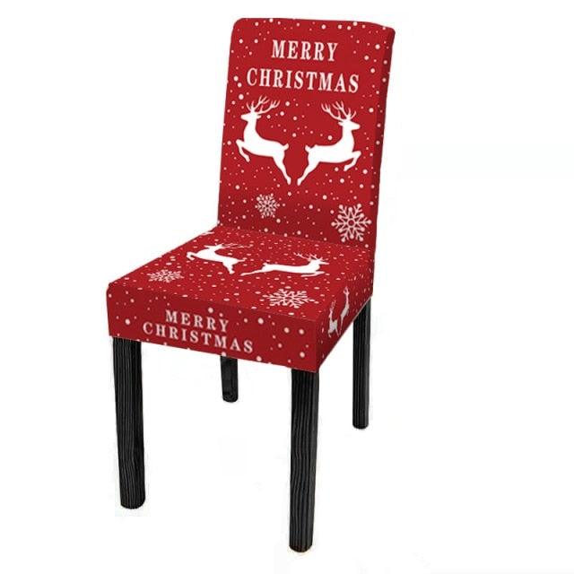 Stylish Christmas Chair Cover Set for Home & Banquet Decor