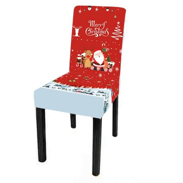 Stylish Christmas Chair Cover Set for Home & Banquet Decor