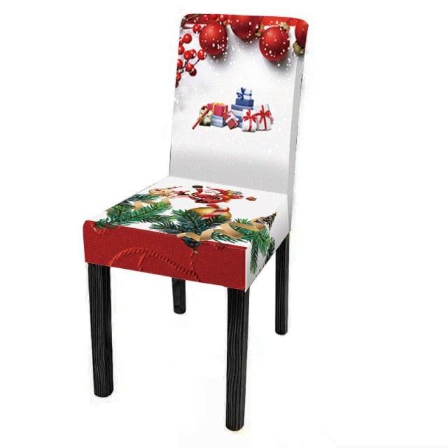 Stylish Christmas Chair Cover Set for Home & Banquet Decor