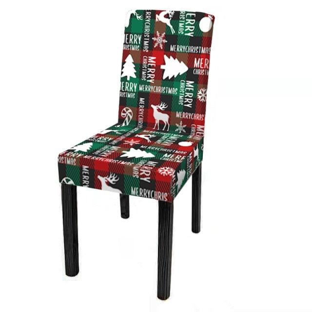 Stylish Christmas Chair Cover Set for Home & Banquet Decor