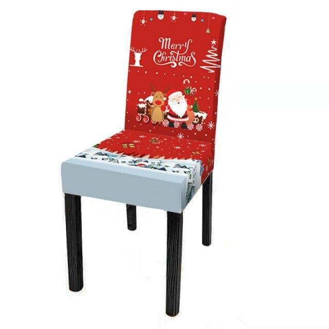 Stylish Christmas Chair Cover Set for Home & Banquet Decor