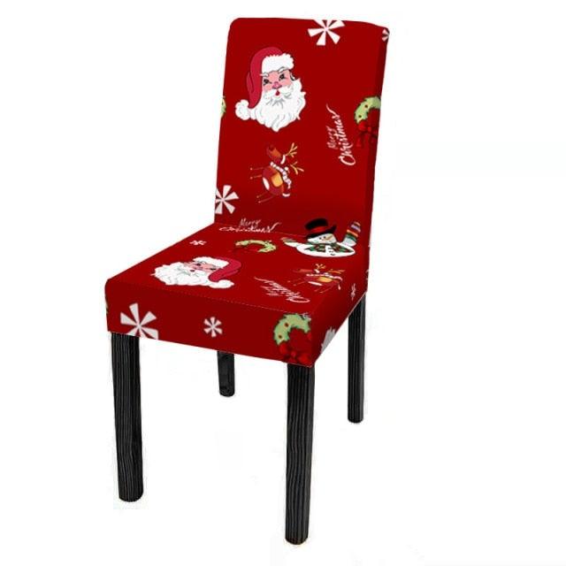 Stylish Christmas Chair Cover Set for Home & Banquet Decor