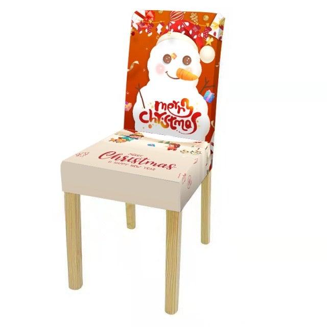 Stylish Christmas Chair Cover Set for Home & Banquet Decor