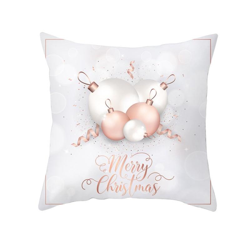 Rustic Christmas Snowflake Cushion Cover for Holiday Decor