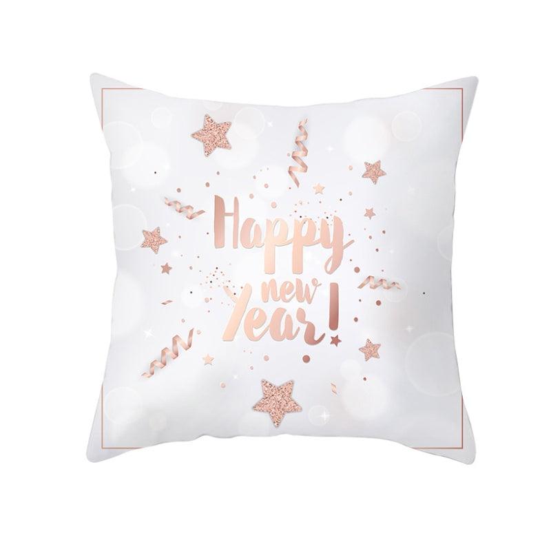 Rustic Christmas Snowflake Cushion Cover for Holiday Decor