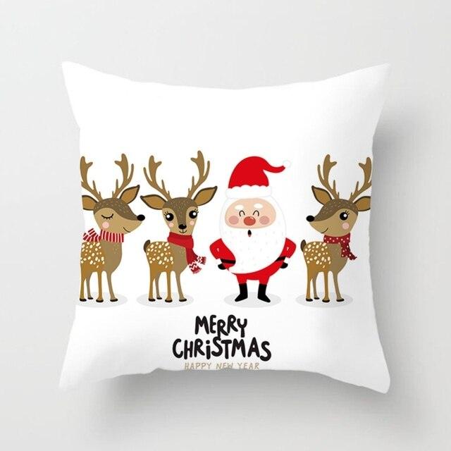 Rustic Christmas Snowflake Cushion Cover for Holiday Decor