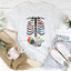 Christmas Pregnant Skeleton T-Shirt