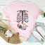 Christmas Pregnant Skeleton T-Shirt