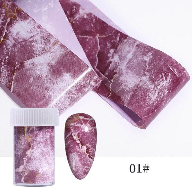 Christmas Silver Snowflakes Nail Art Foil Transfer Stickers