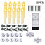 Bougies Taper LED sans Flamme Blanc Chaud avec Télécommande