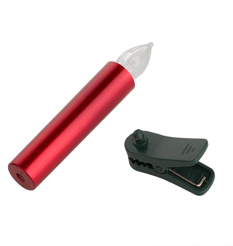 Velas de Taper Sin Llama Color Marfil con Temporizador a Control Remoto
