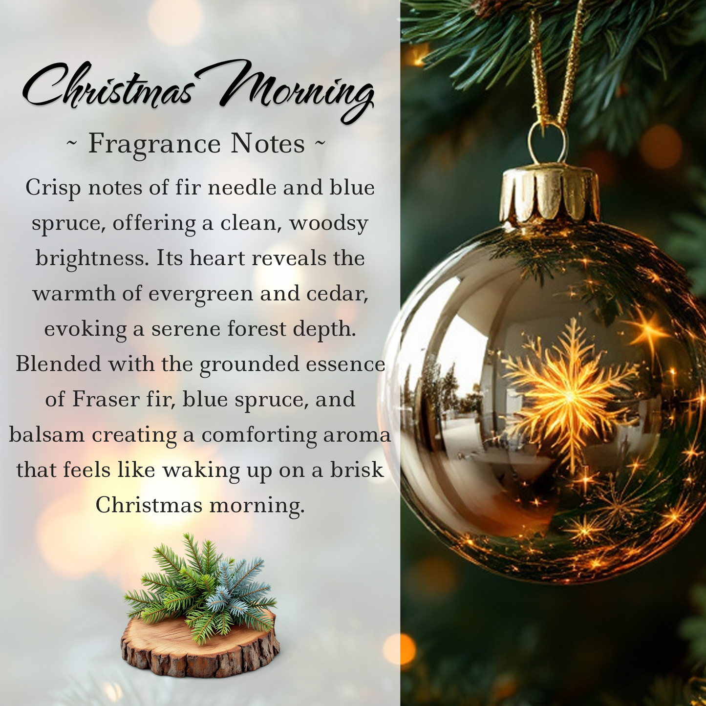 Exclusive Christmas Morning Crystal-Infused Coconut-Soy Wax Melts - Korvel