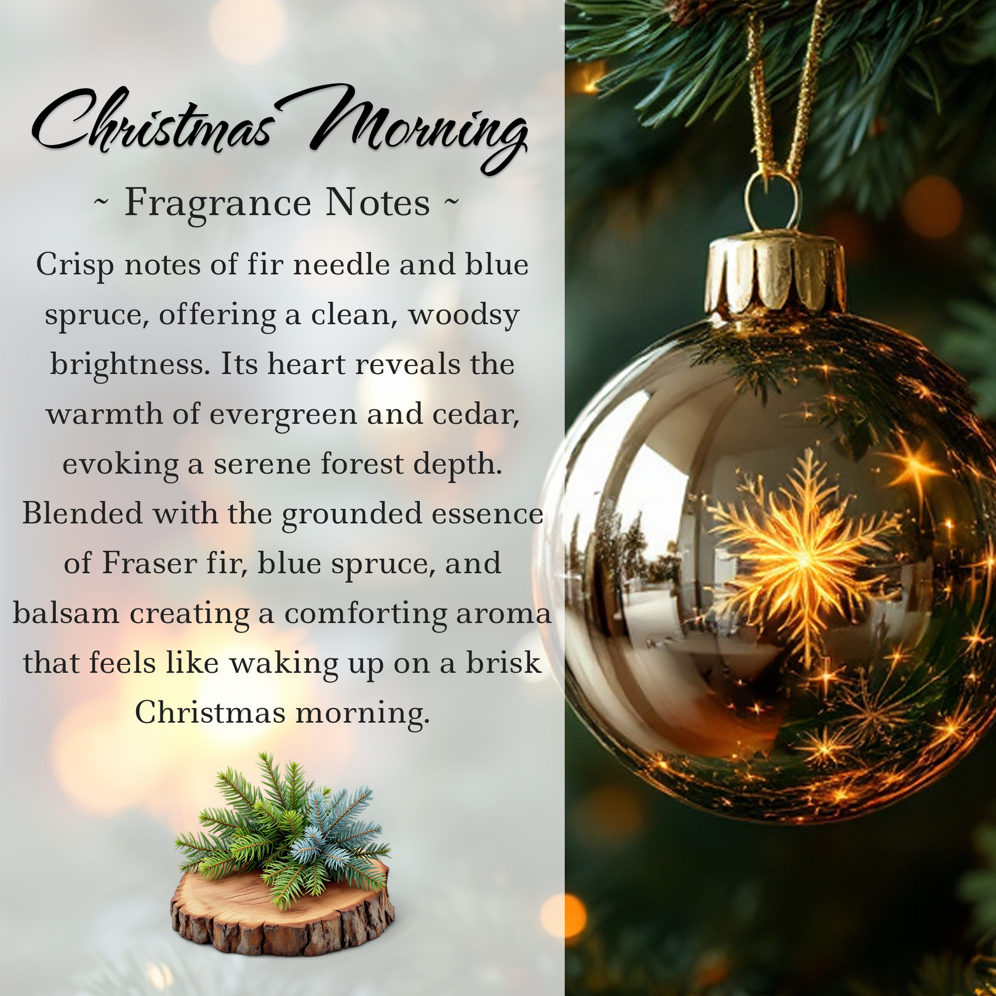 Exclusive Christmas Morning Crystal-Infused Coconut-Soy Wax Melts - Korvel