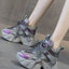 Chunky Platform Lace Up Sneakers