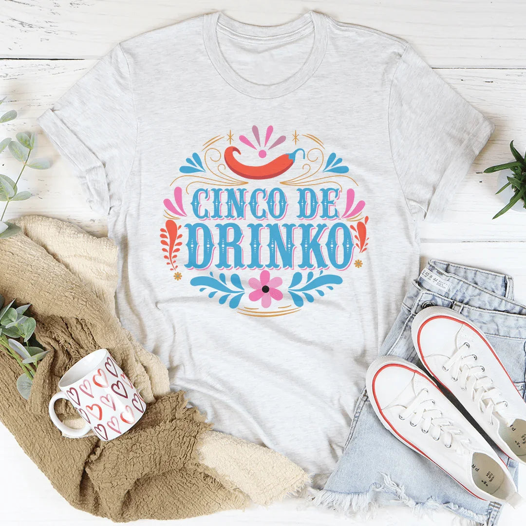 Camiseta Cinco De Drinko