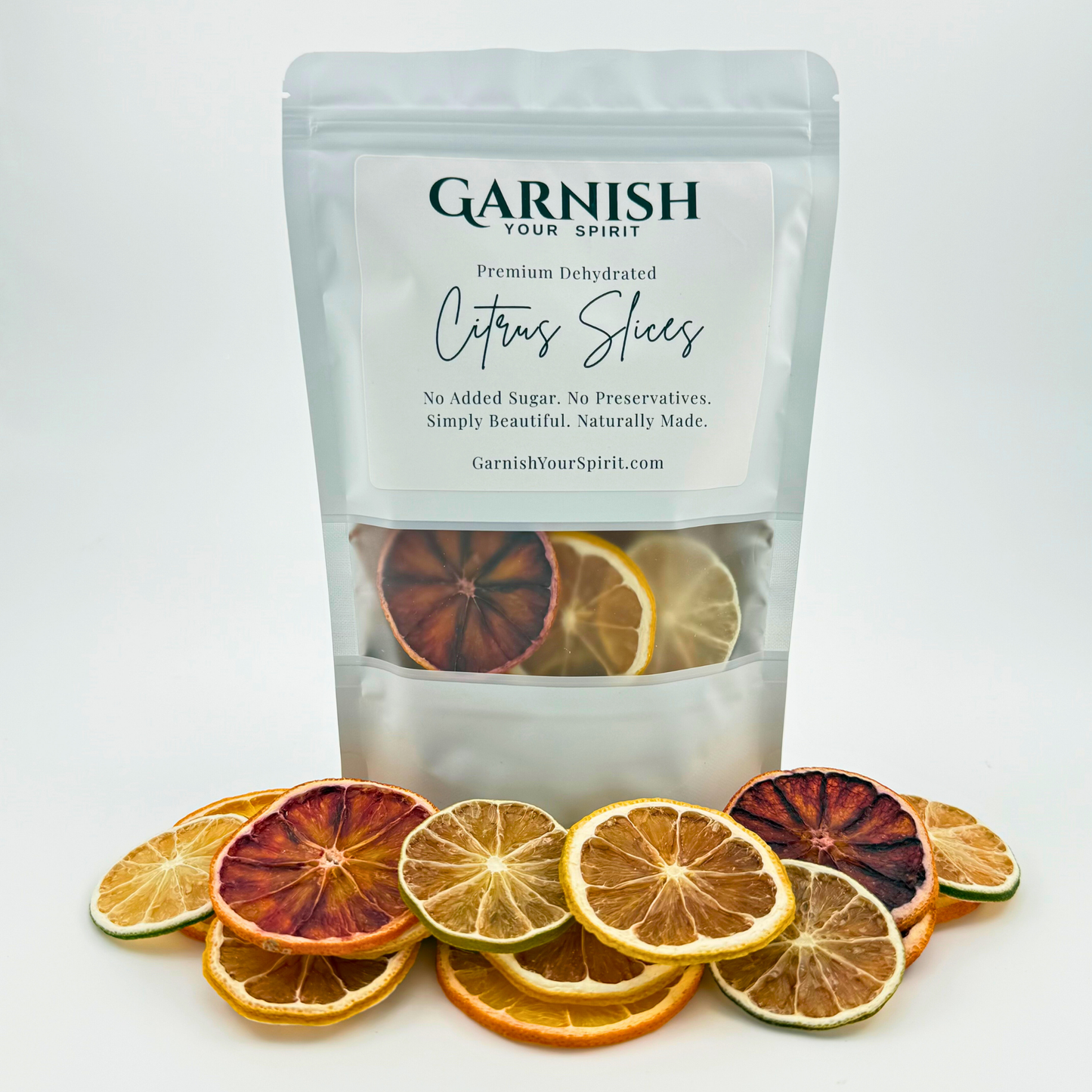 Mezcla de Cítricos Deshidratados - Limón, Lima, Naranja y Naranja Sanguina Secos