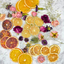 Mezcla de Cítricos Deshidratados - Limón, Lima, Naranja y Naranja Sanguina Secos