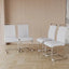 Modern PU Faux Leather Dining Chairs - Set of 4