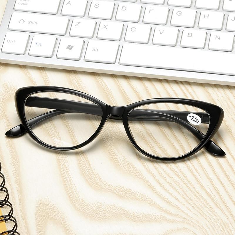 Gafas de lectura clásicas de ojo de gato para un cuidado de la visión con estilo