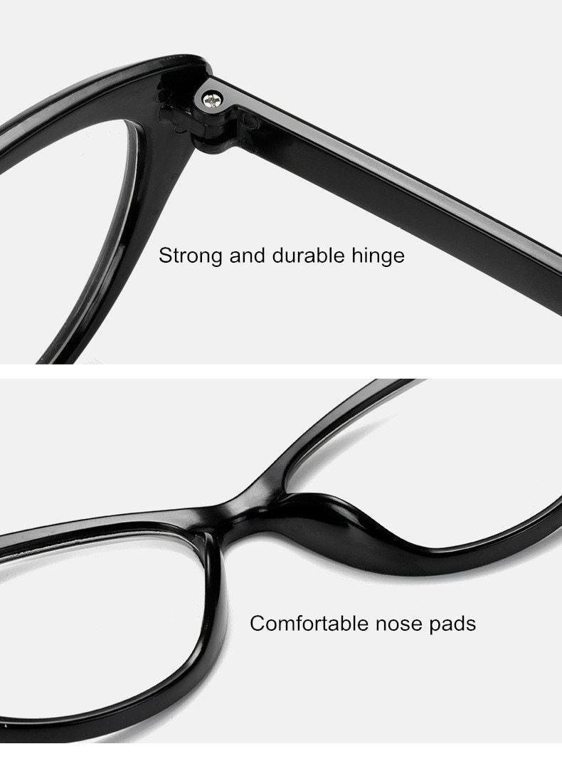 Gafas de lectura clásicas de ojo de gato para un cuidado de la visión con estilo