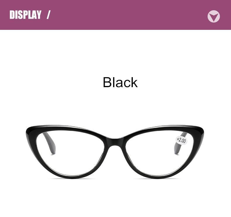 Gafas de lectura clásicas de ojo de gato para un cuidado de la visión con estilo