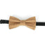 Noeud Papillon Rayé Classique pour Enfants - Design Élégant en Brun