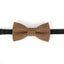 Noeud Papillon Rayé Classique pour Enfants - Design Élégant en Brun