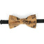 Noeud Papillon Rayé Classique pour Enfants - Design Élégant en Brun