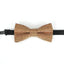 Noeud Papillon Rayé Classique pour Enfants - Design Élégant en Brun