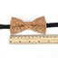 Noeud Papillon Rayé Classique pour Enfants - Design Élégant en Brun