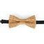 Noeud Papillon Rayé Classique pour Enfants - Design Élégant en Brun