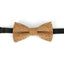 Noeud Papillon Rayé Classique pour Enfants - Design Élégant en Brun