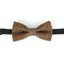 Noeud Papillon Rayé Classique pour Enfants - Design Élégant en Brun