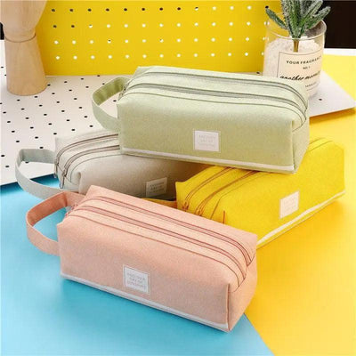 Classic Colorful Large Capacity Pencil Case for Students