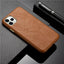 Funda de Cuero Clásica para iPhone - Verde Medianoche