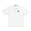 Sasquatch's Cat Adventure Unisex Polo Shirt - Embroidered Style - Korvel