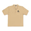Sasquatch's Cat Adventure Unisex Polo Shirt - Embroidered Style - Korvel