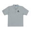Sasquatch's Cat Adventure Unisex Polo Shirt - Embroidered Style - Korvel
