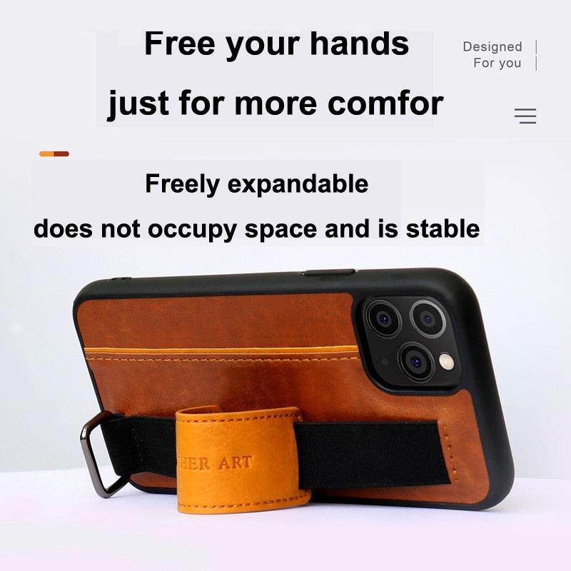 Classic Vintage Leather Belt Style Case for iPhone