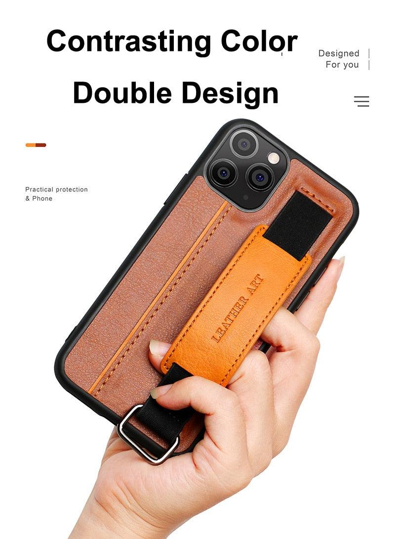 Classic Vintage Leather Belt Style Case for iPhone