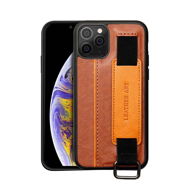 Classic Vintage Leather Belt Style Case for iPhone