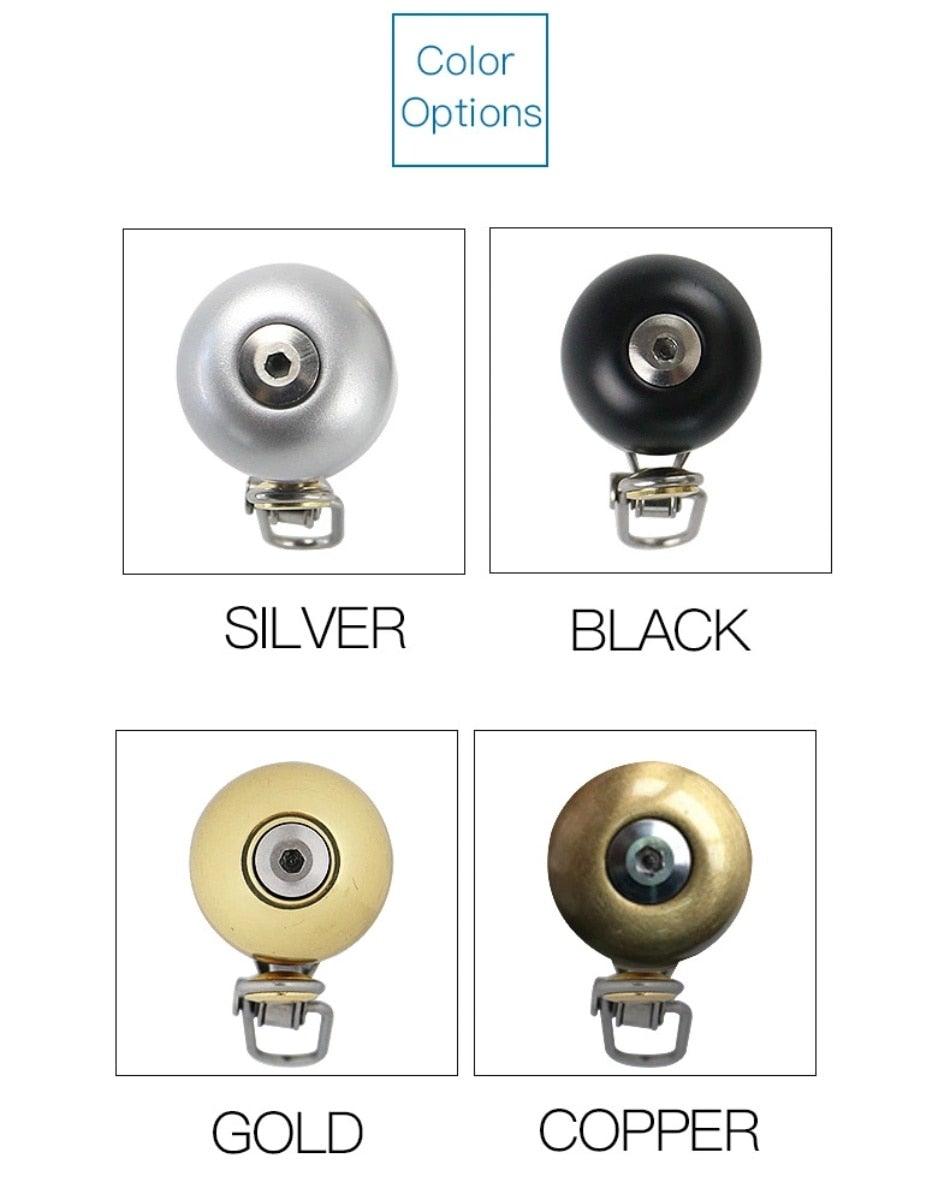 Premium Stainless Steel Bicycle Bell with Crisp Sound