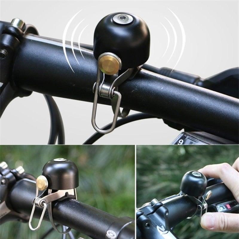 Premium Stainless Steel Bicycle Bell with Crisp Sound
